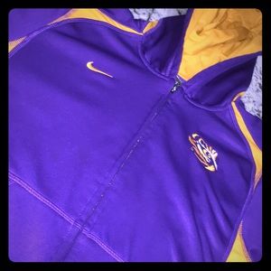 NIKE LSU tigers hoodie with zipper